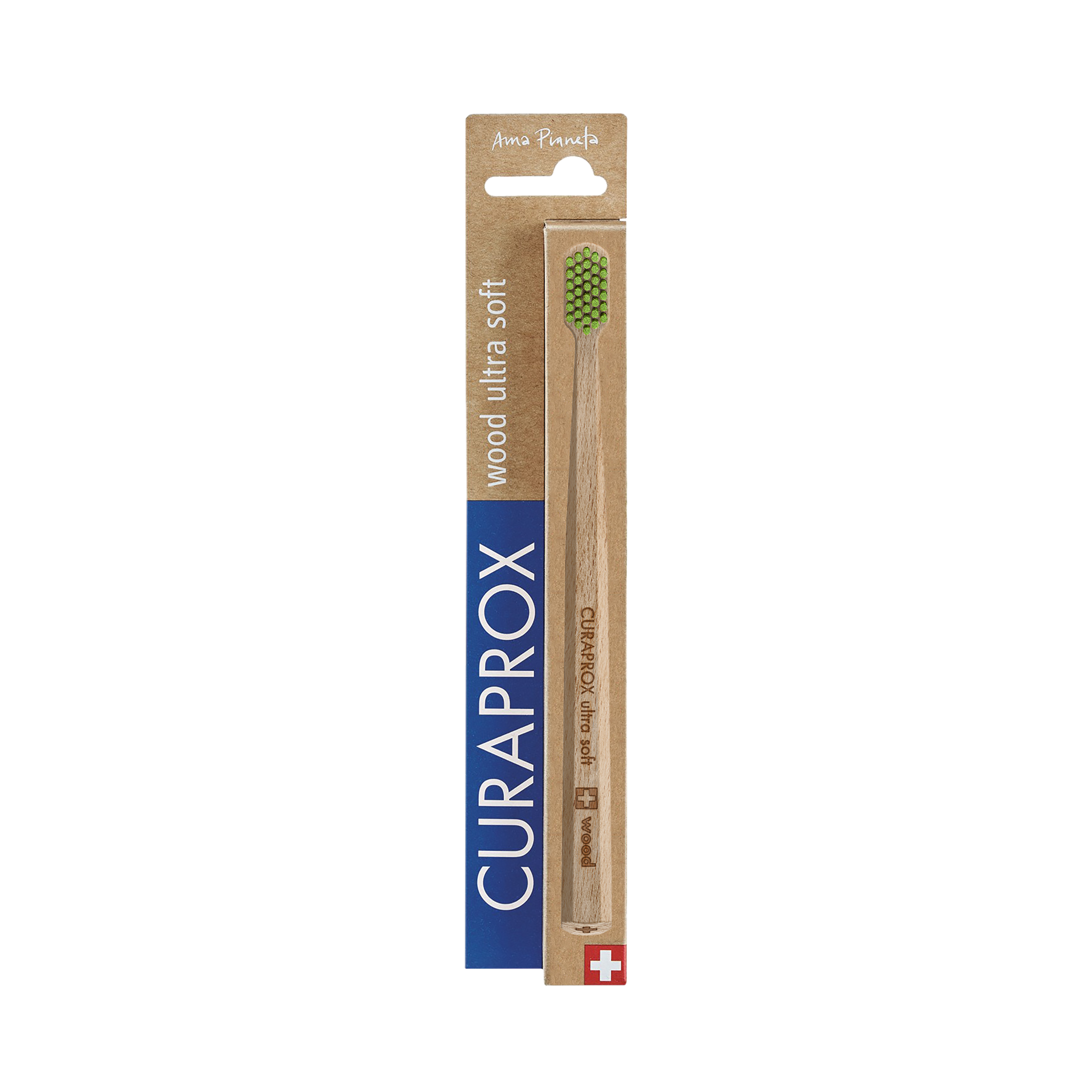 73327680_Packshot_Toothbrush_Curaprox_wood-Front_Green