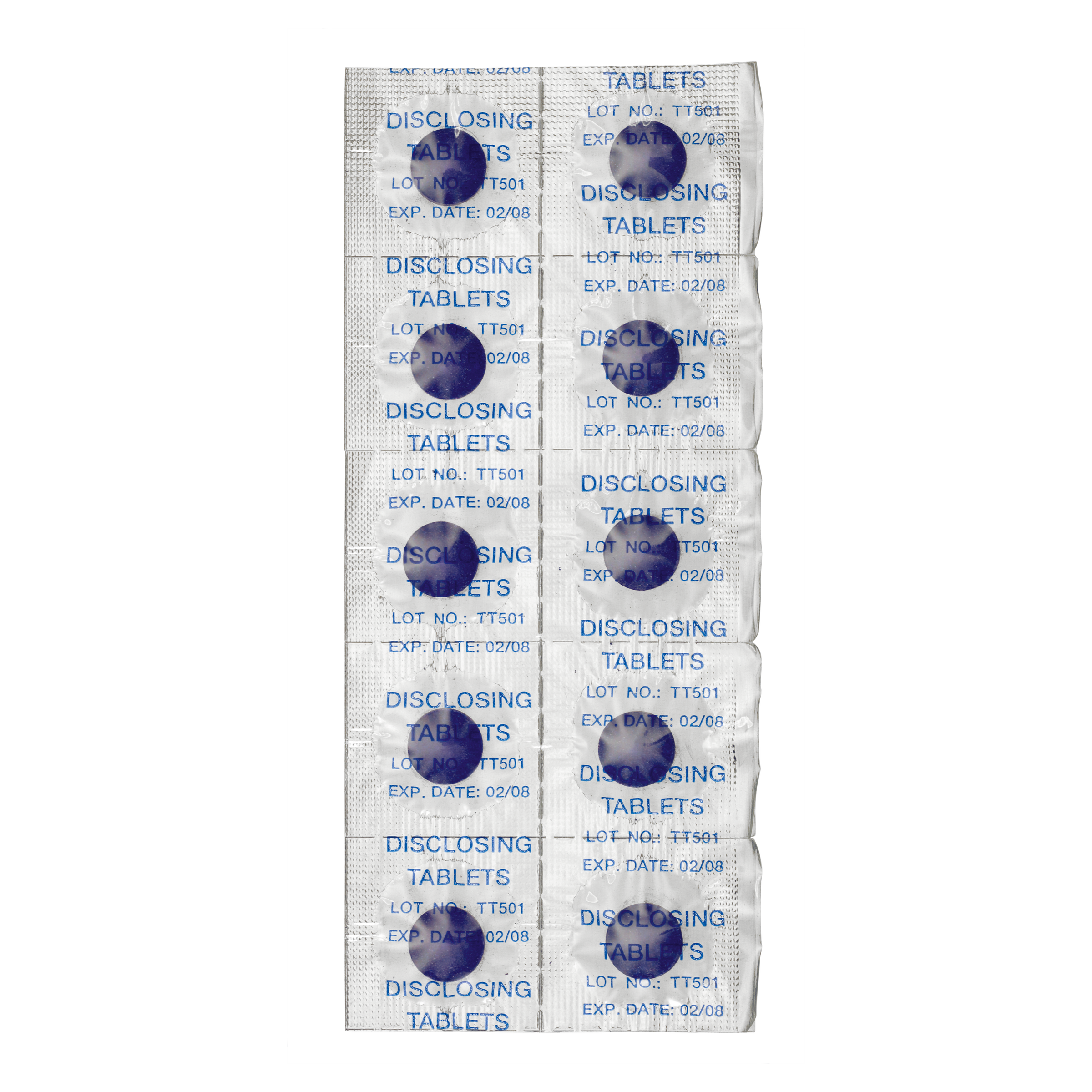 Productshot_Plaque Finder_PCA222_10 Tablets