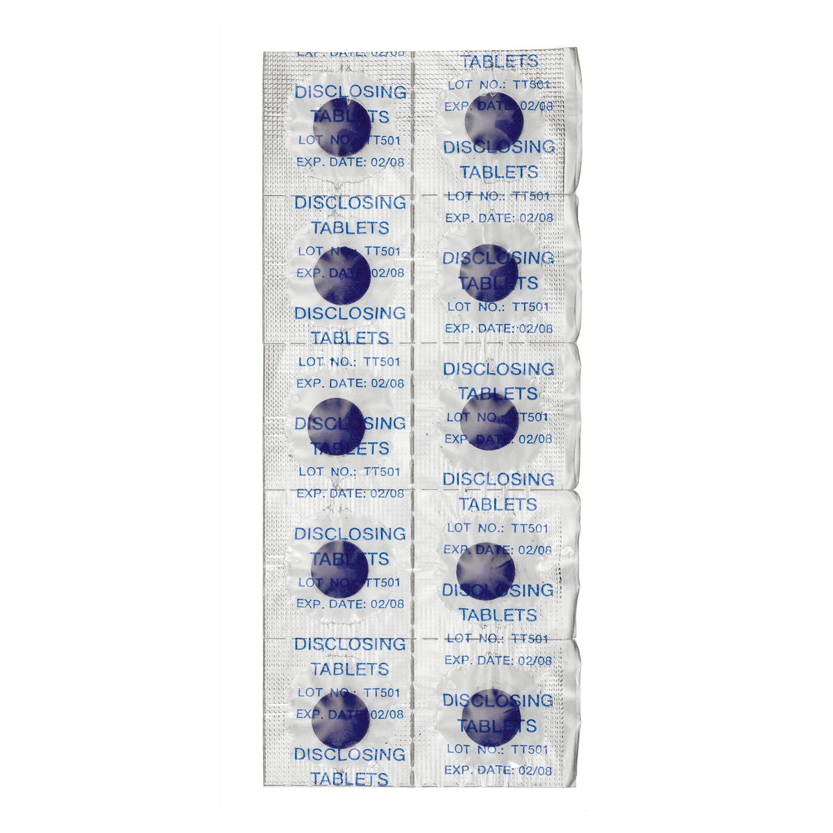Productshot_Plaque Finder_PCA222_10 Tablets