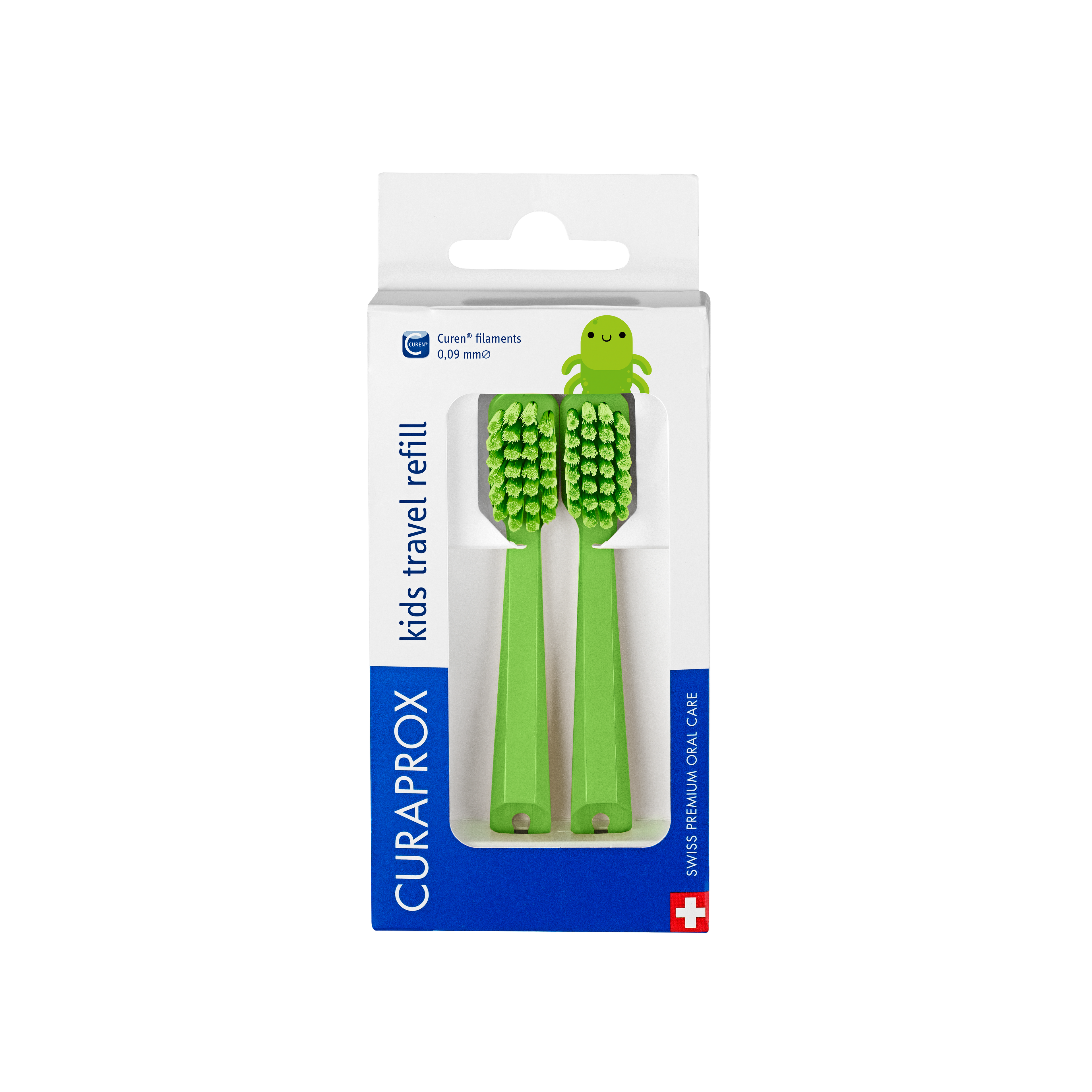 73360820_Packshot_Travel set_Kids Travel set_Refill toothbrushes_Green